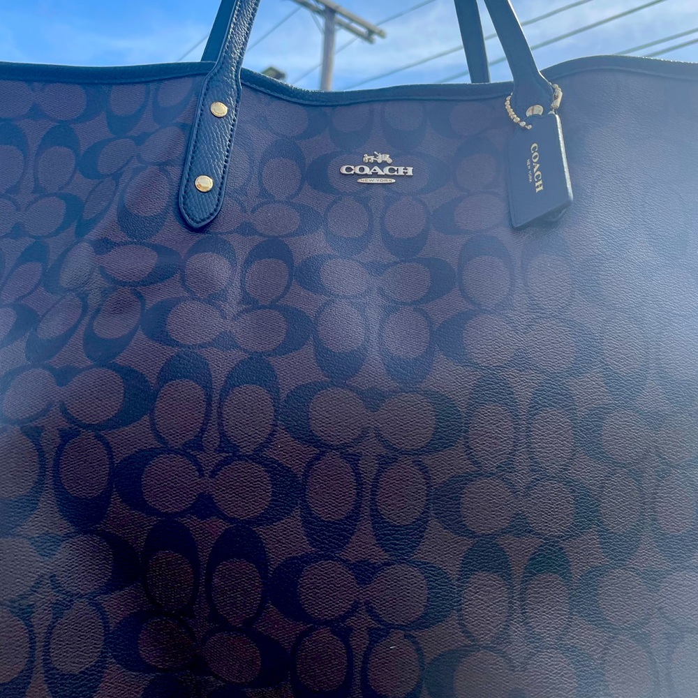 Coach City bag!!!! Fair condition. One strap slightly frayed.